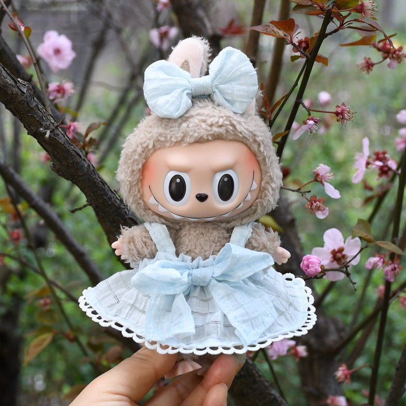 Ropa Estilo Coquette para Muñeca Labubu 17cm – Accesorios para Personalizar (Muñeca No Incluida)