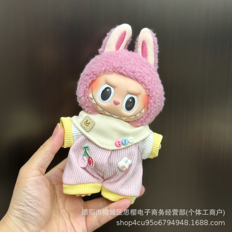 Ropa de Invierno para Muñecas Labubu de 17cm – Sets Calientitos y Adorables (Muñeca no incluida)