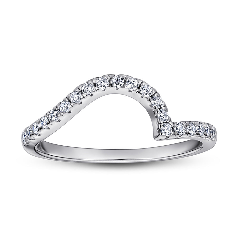 Anillos de Boda Apilables en Plata 925 – Diseño Nudo con Circonitas Estilo Diamante