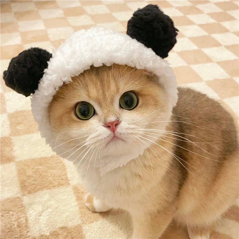 Pet Mascot Hat with Lion Head, Bunny Ears, Frog, and Bear: Funny Costume Accessory
