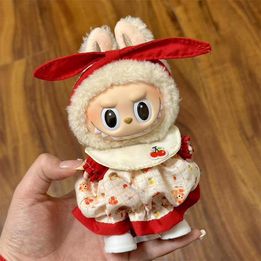 Cute Companions: Compatible with Labubu, Clothing Set, Accessories for 17cm Dolls, Accessories for Labubu (No Doll)