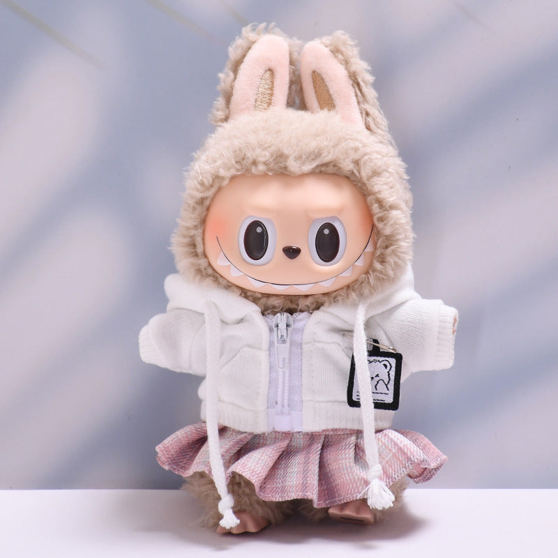 Ropa Estilo Coquette para Muñeca Labubu 17cm – Accesorios para Personalizar (Muñeca No Incluida)
