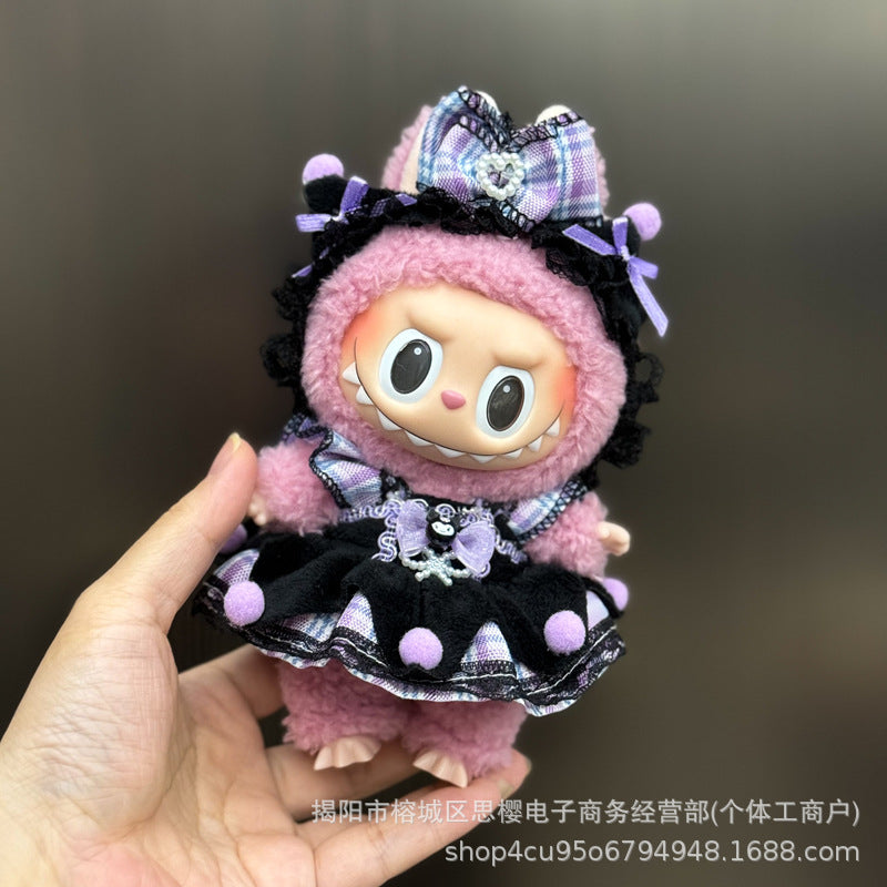 Ropa de Invierno para Muñecas Labubu de 17cm – Sets Calientitos y Adorables (Muñeca no incluida)