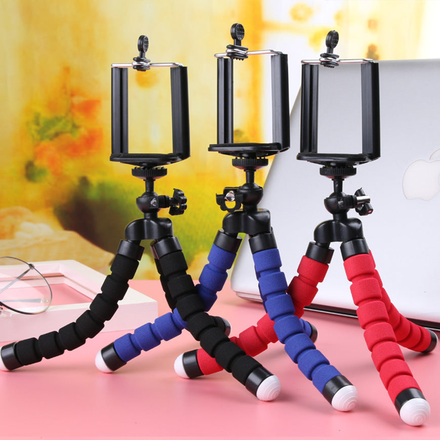 Trípode Flexible para Móviles: Soporte de Fotografía y Transmisión en Vivo, Portátil y Ajustable