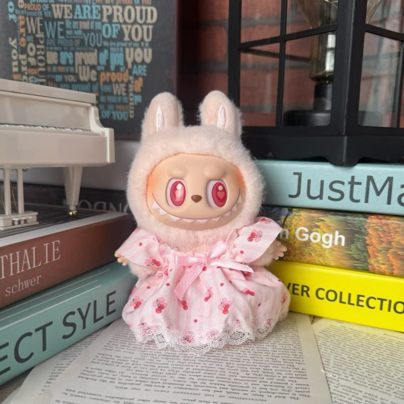 Soft Saga: Compatible with Labubu, Clothing Set, Accessories for 17cm Dolls, Accessories for Labubu (No Doll)