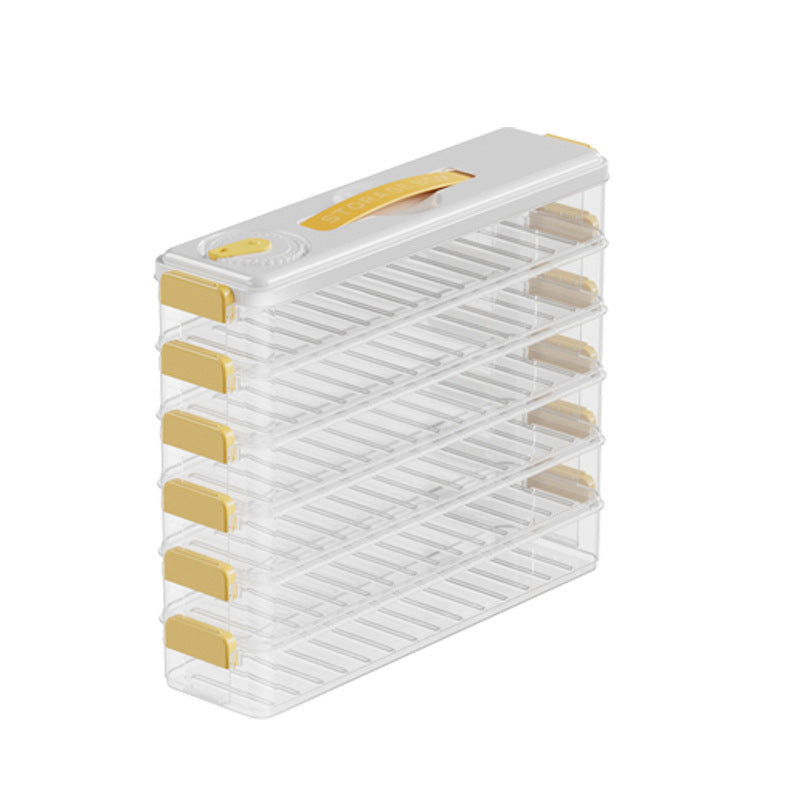 Freezer Dumpling Storage Box: Food Grade Refrigerator Organizer