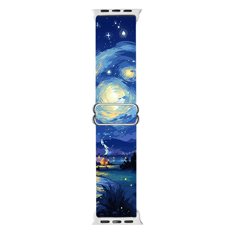 Correa de Silicona para Apple Watch con Pasadores Deslizables en Varios Diseños