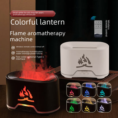 Difusor de Aroma para Hombre – Humidificador con Diseño de Flama Inteligente y Silencioso