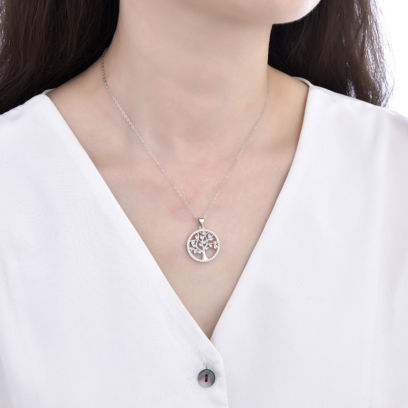 Collar de árbol de la vida en plata925: Crecimiento personal