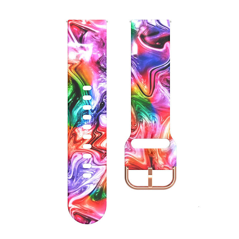 Correa de Silicona para Samsung Galaxy Active2 , Watch4,   Huawei 20/22 mm En varios Colore