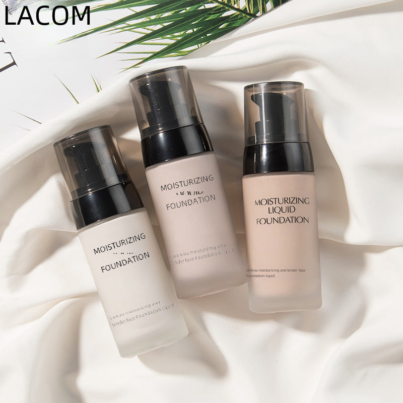 LaiKou Base de Maquillaje Natural 40g: Sin Efecto Cake, Mejora el Tono de Piel, Hidratante