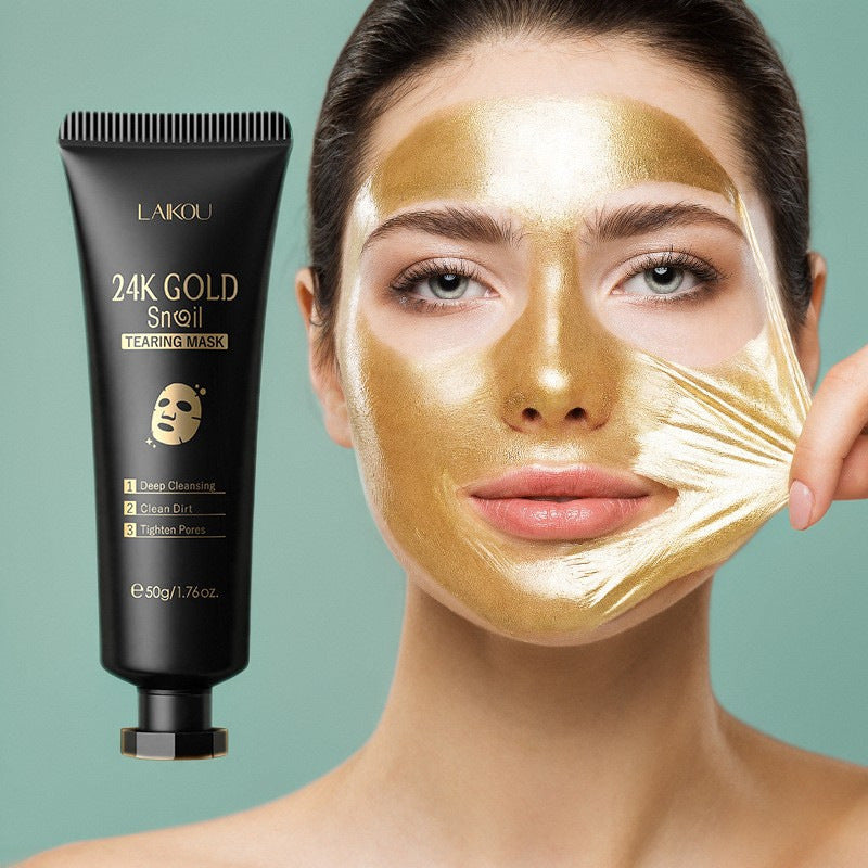 Mascarilla de baba de caracol LAIKOU 50g para limpieza profunda de poros