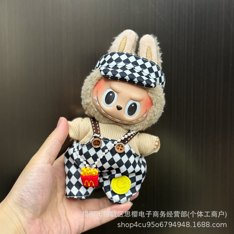 Disfraz Tierno para Muñeca Labubu 17 cm – Accesorios para Personalizar (Muñeca No Incluida)