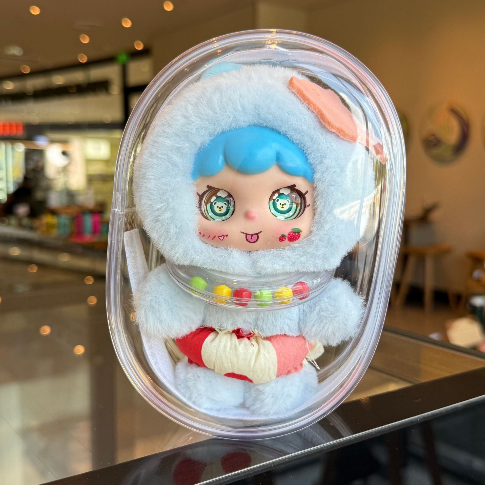 Muñeco De Peluche Cara Adorable: Charms Para Colgar En Mochilas Y Bolsos