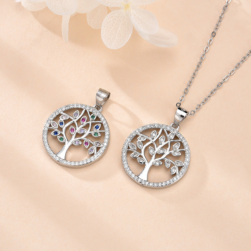 Collar de árbol de la vida en plata925: Crecimiento personal