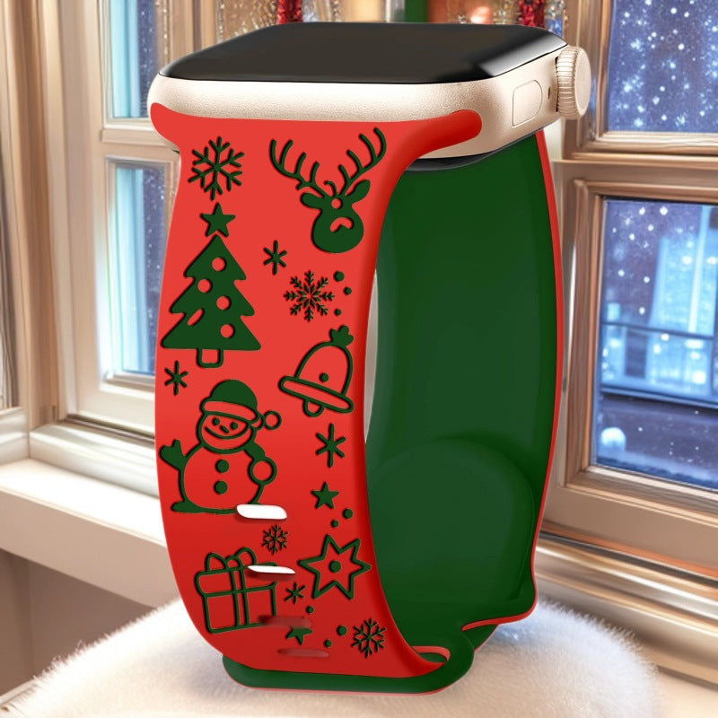 Correa de reloj para Apple Watch: Diseños de Navidad
