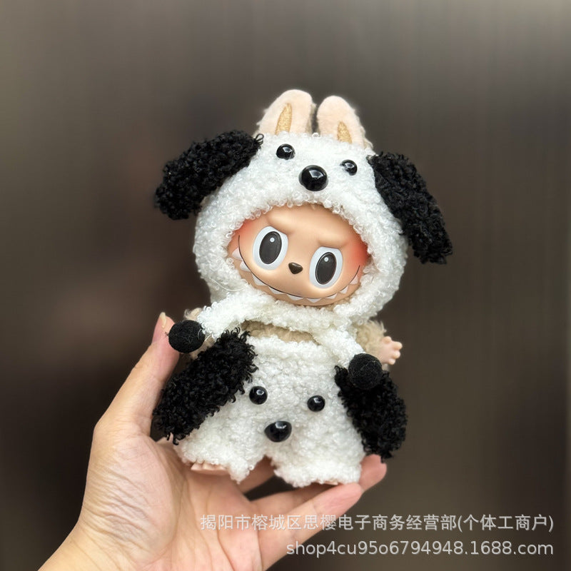 Disfraz Tierno para Muñeca Labubu 17 cm – Accesorios para Personalizar (Muñeca No Incluida)