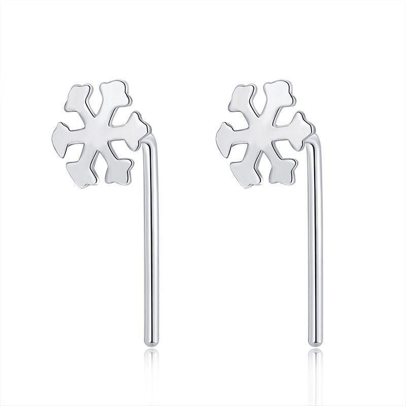 Aretes Botón de plata pura S999: Cierre de Gancho en Varios Modelos