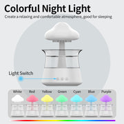 Difusor de aroma y humidificador con diseño de nube, luz nocturna para aromaterapia