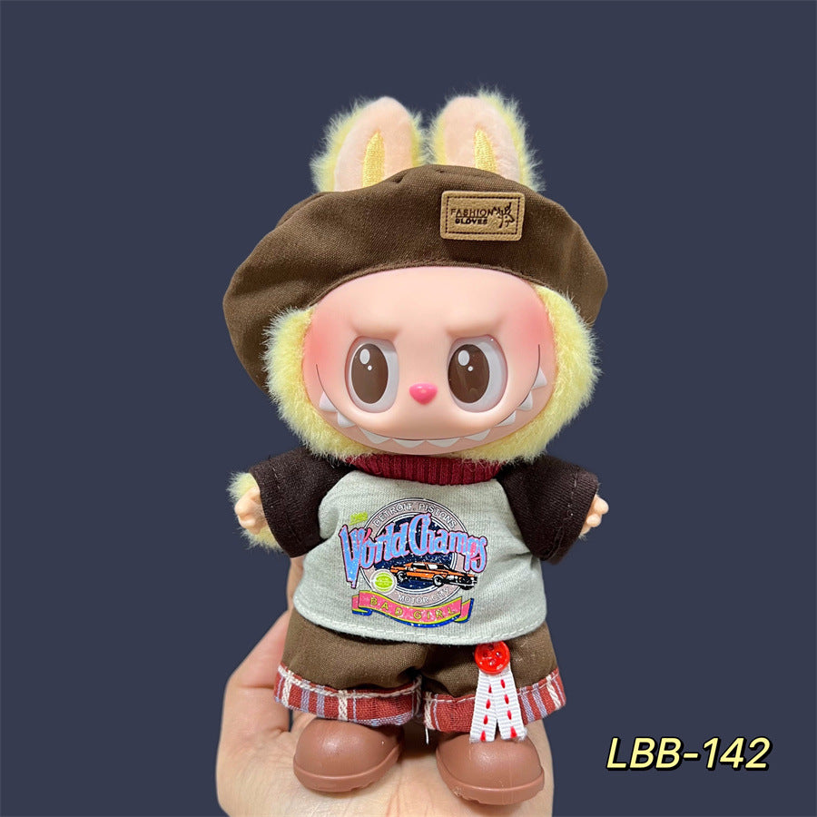 Disfraces y ropa en diseños adorables: para la bubu de 17cm, (Muñeca no incluida)