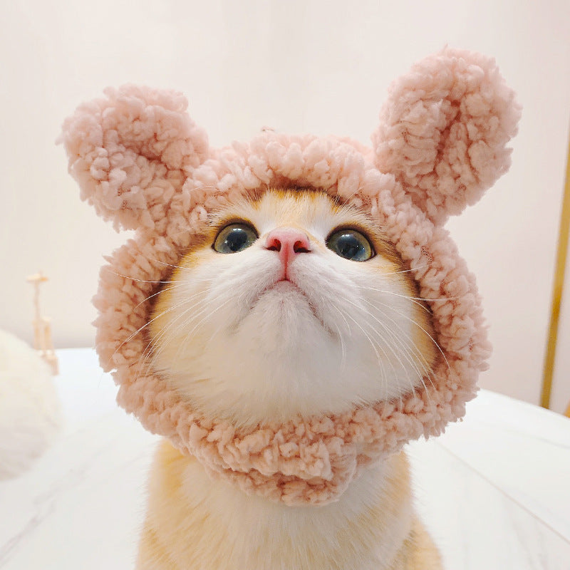 Gorro de conejo para mascotas