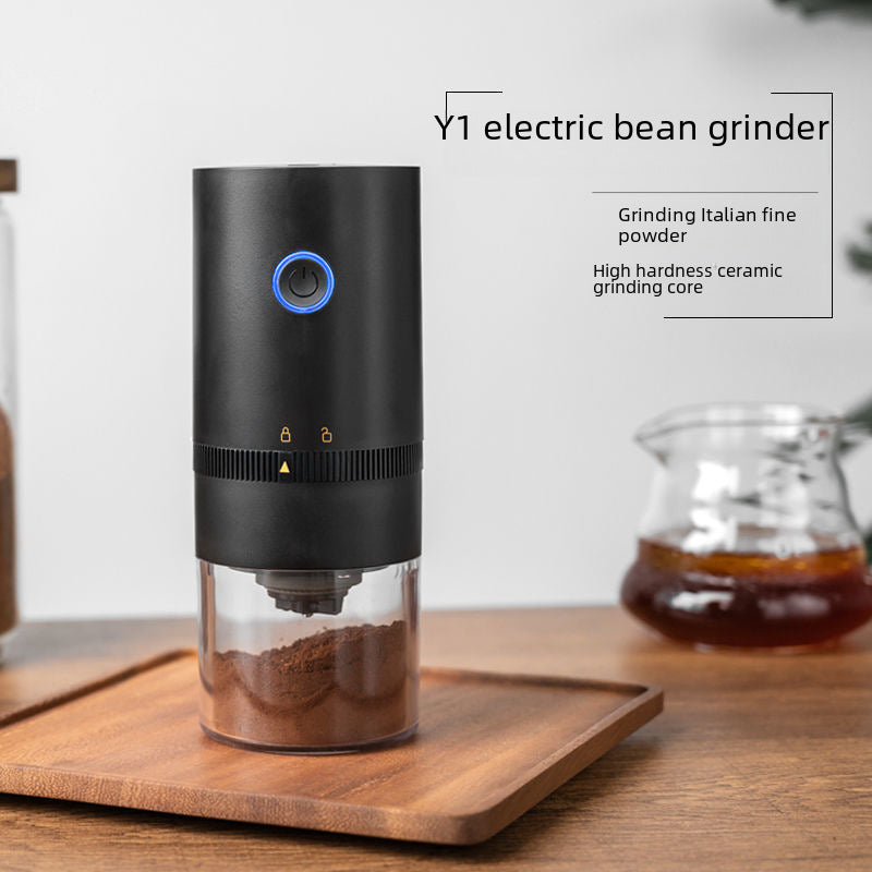Molinillo de Café Eléctrico Portátil: USB Recargable, Compacto y Eficiente