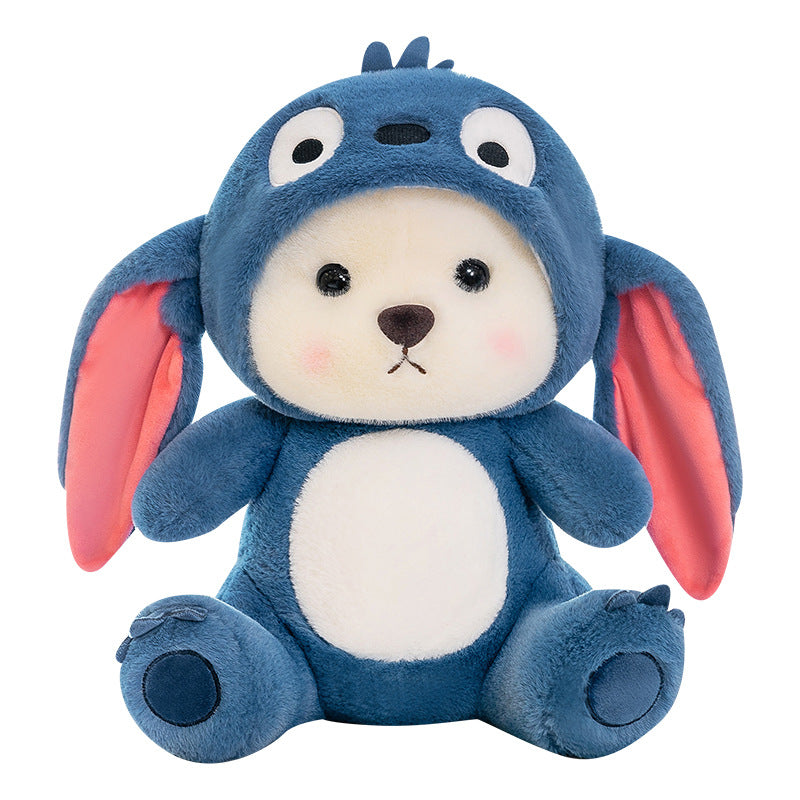 Muñeco de peluche Teddy: juguete suave con gorro para niños, regalo ideal