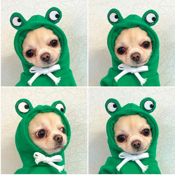 Sudadera con Capucha para Perros Pequeños y Medianos – Diseño de Frutas para Otoño e Invierno