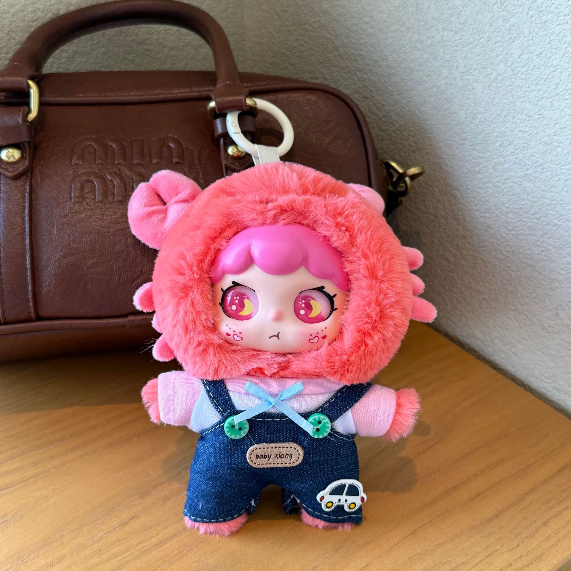 Muñeco De Peluche Cara Adorable: Charms Para Colgar En Mochilas Y Bolsos