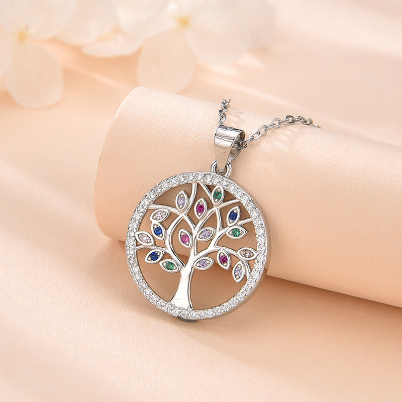 Collar de árbol de la vida en plata925: Crecimiento personal
