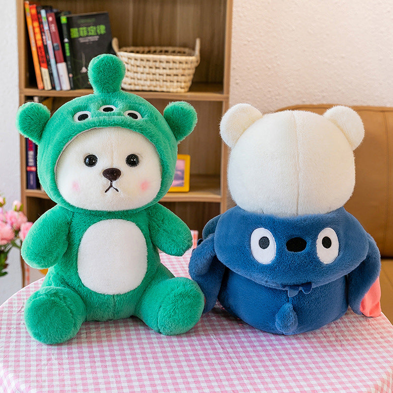 Muñeco de peluche Teddy: juguete suave con gorro para niños, regalo ideal