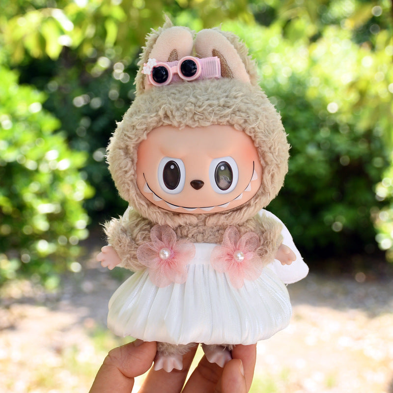 Ropa Estilo Coquette para Muñeca Labubu 17cm – Accesorios para Personalizar (Muñeca No Incluida)