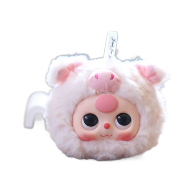 Adorable Silicone Doll Keychain for Girls' Birthday Gift