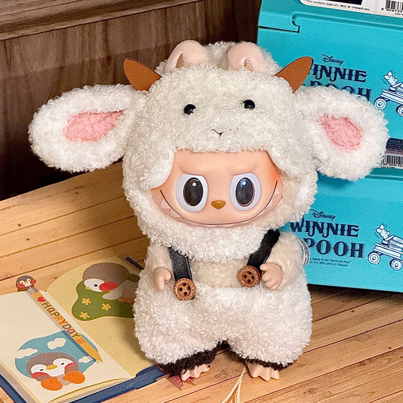 Ropa Kawaii para Muñecas Labubu de 17cm – Accesorios Adorables (Muñeca no incluida)
