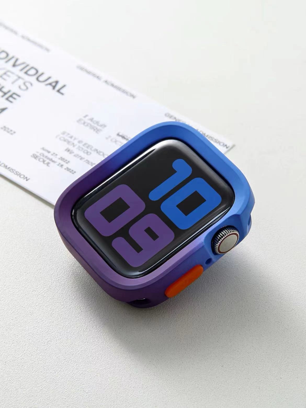 Funda Protectora para Apple Watch S10 Anti-impacto con Borde Suave