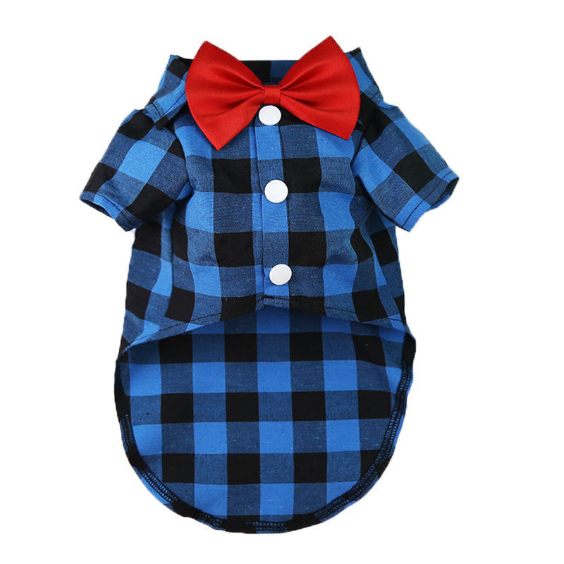 Outfit formal para perros y gatos con pajarita