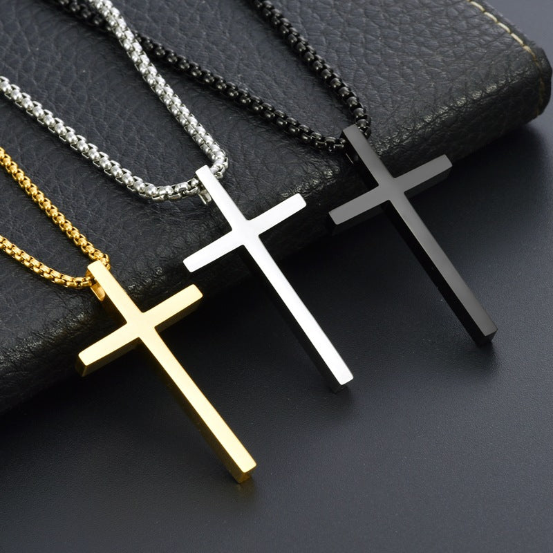 Cadena de Cruz para Hombre – Crucifijo Protector y Versátil