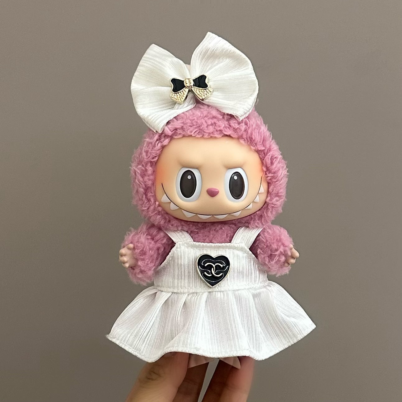 Playful Threads: Compatible with Labubu, Clothing Set, Accessories for 17cm Dolls, Accessories for Labubu (No Doll)