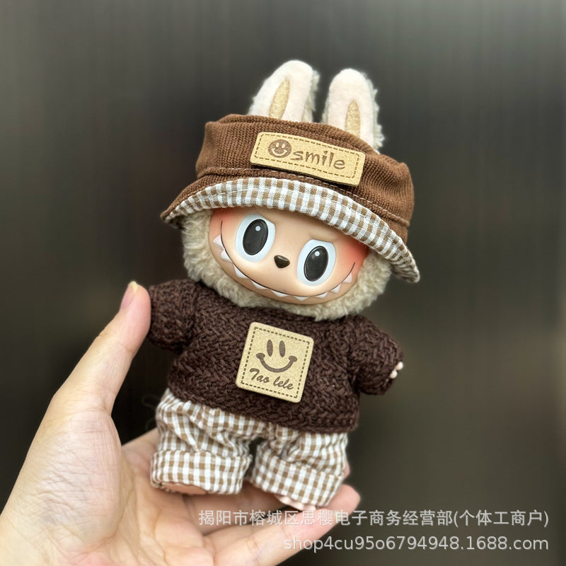 Ropa de Invierno para Muñecas Labubu de 17cm – Sets Calientitos y Adorables (Muñeca no incluida)