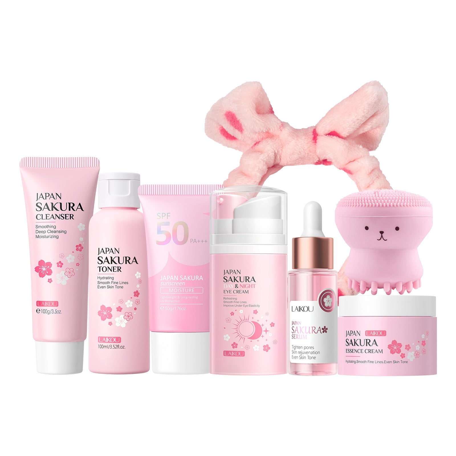 Kit de Cuidado Facial LAIKOU – Hidratación Profunda y Revitalizante para viaje