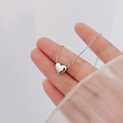 Collar corto y delicado con dije de Corazón para niñas y Adolescentes