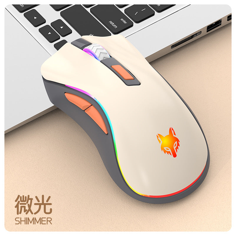 Ratón Inalámbrico Dual Modo 2.4G y Bluetooth XYH52: Recargable, Silencioso, Ideal para Oficina y Juegos