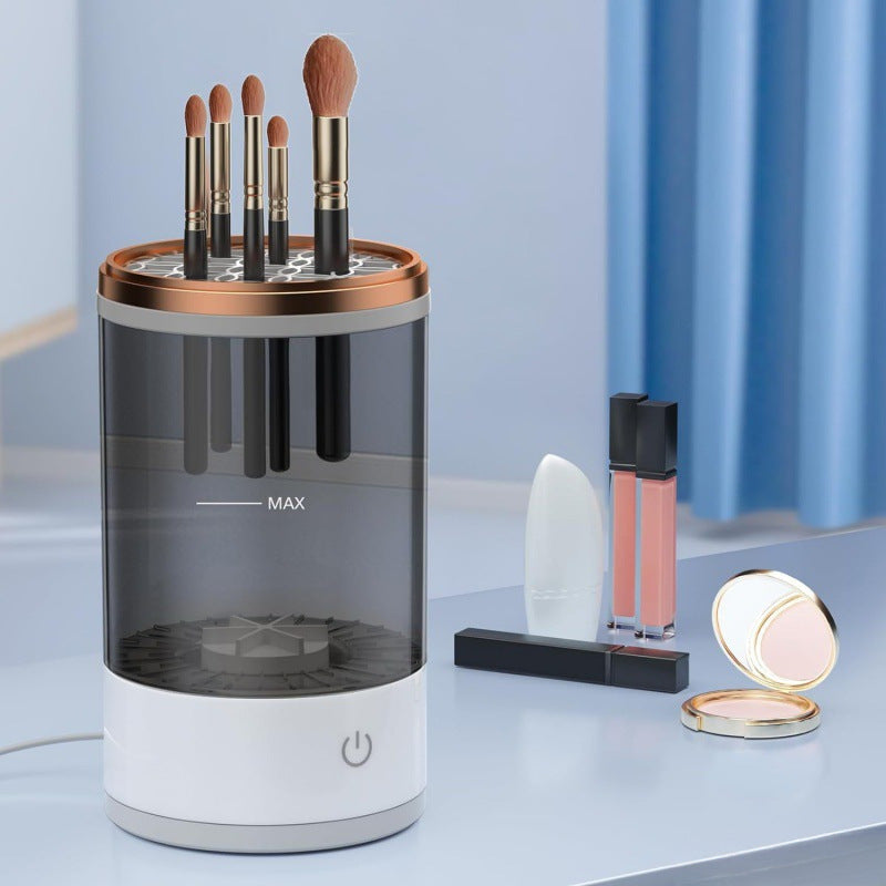 Limpiador de Pinceles de Maquillaje: Cepillo eléctrico recargable para limpieza rápida y fácil