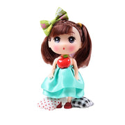 Muñeca pequeña llavero coleccionable para mochila o bolso