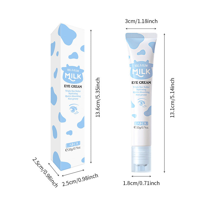 LAIKOU Crema de Ojos con Leche: Hidratación y Luminosidad para el Contorno de Ojos - 20g