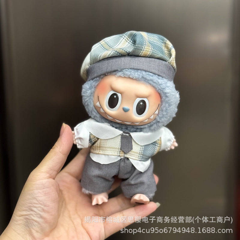 Ropa de Invierno para Muñecas Labubu de 17cm – Sets Calientitos y Adorables (Muñeca no incluida)