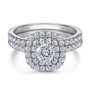Set de Anillos Apilables de Compromiso y Boda en Plata 925 con Circonitas para Mujer