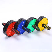 Rueda de ejercicio abdominal doble rodillo para core, brazos y espalda