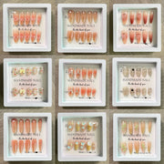 Caja sorpresa con 100 uñas postizas en diseños variados sin repeticiones