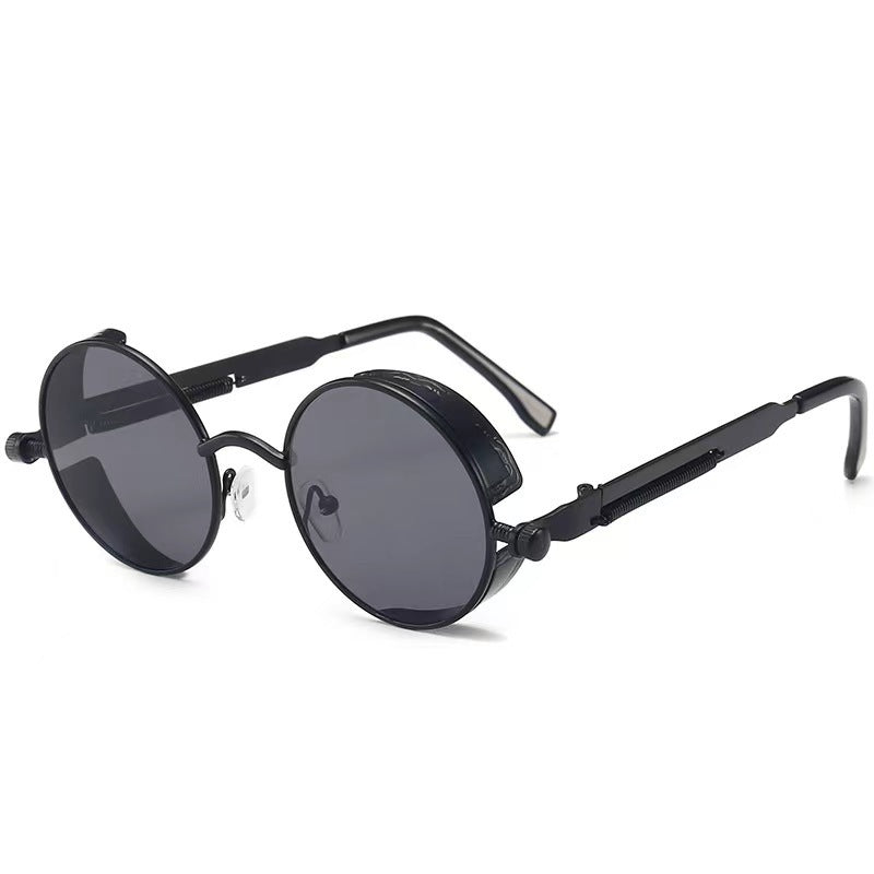 Gafas de Sol Redondas Cyberpunk con Lentes de Colores